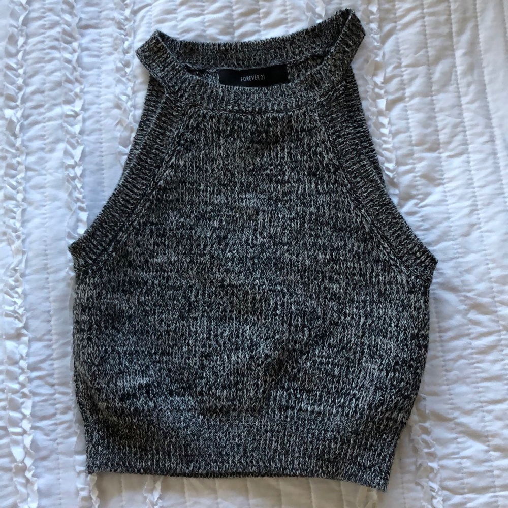 Knit crop top